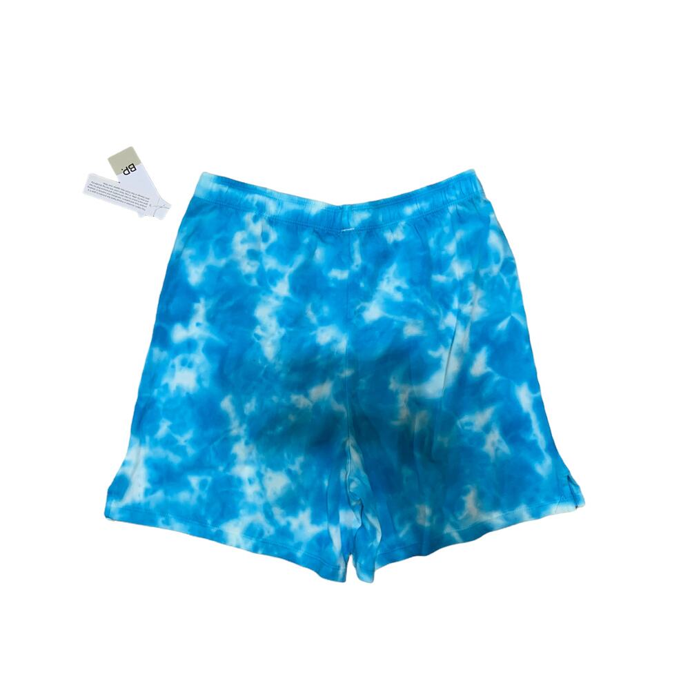Bp. blue river tie dye cotton drawstring shorts size Small NEW